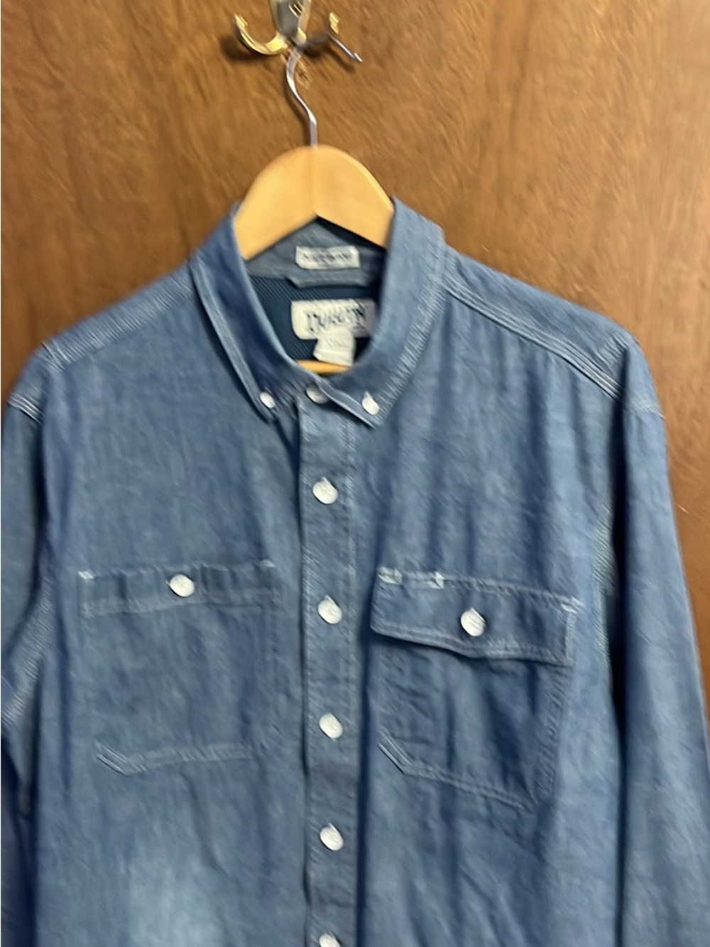 Duluth Bush Pilot denim Button-Down Men's Shirt